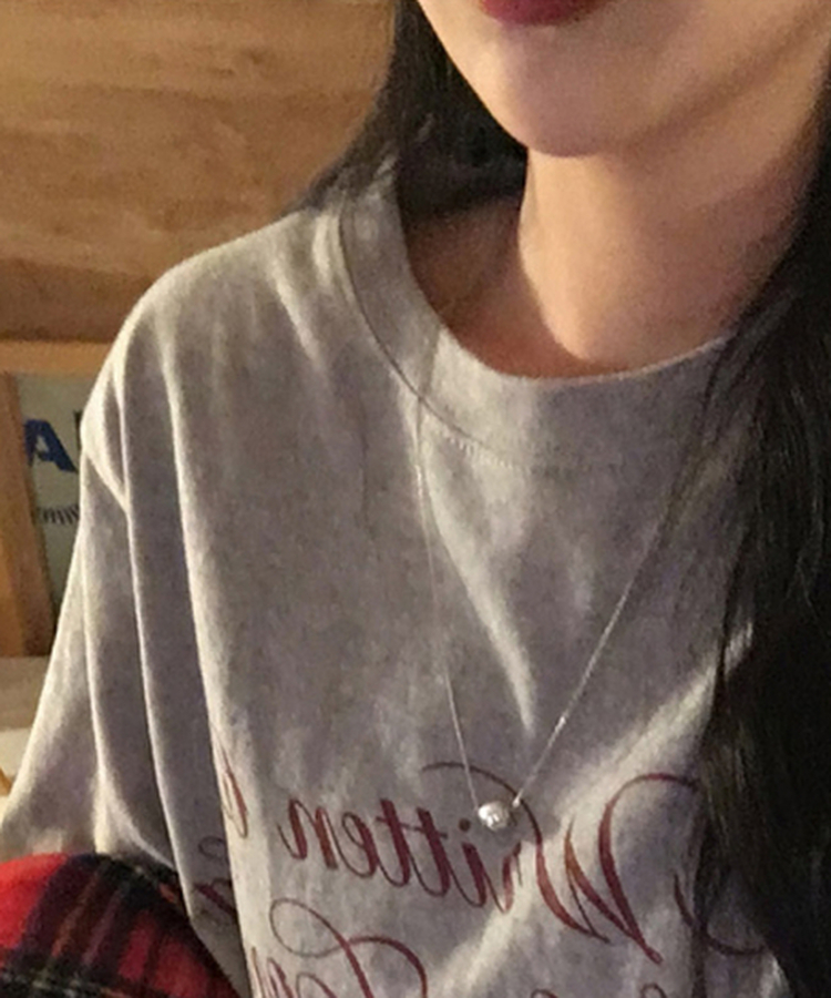 ソフィアピーチ半袖Tシャツ MELANGE