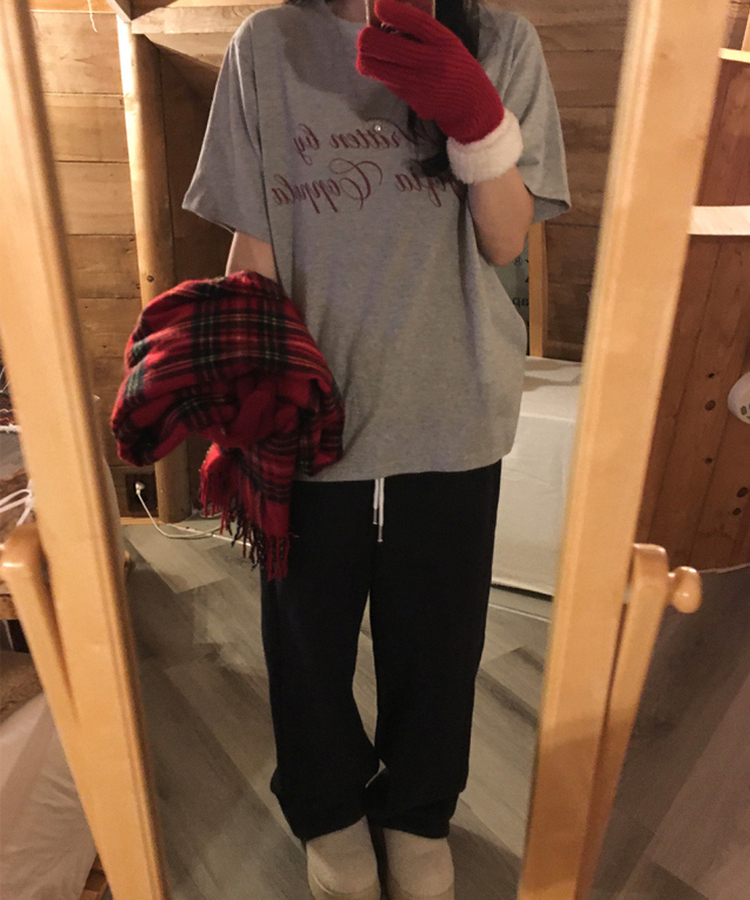 ソフィアピーチ半袖Tシャツ MELANGE