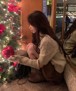 ナットキャッシュスカート BROWN