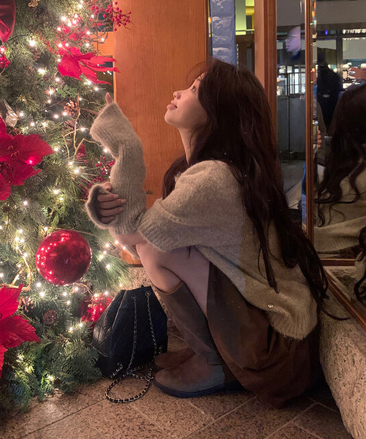 ナットキャッシュスカート BROWN