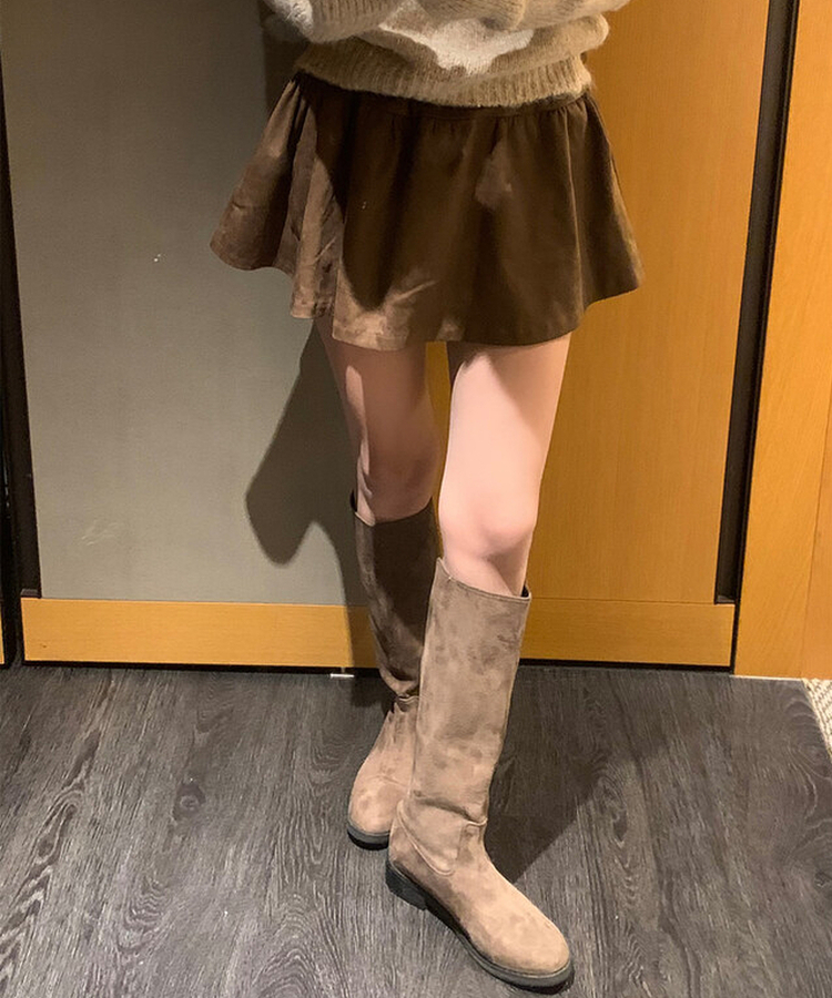 ナットキャッシュスカート BROWN