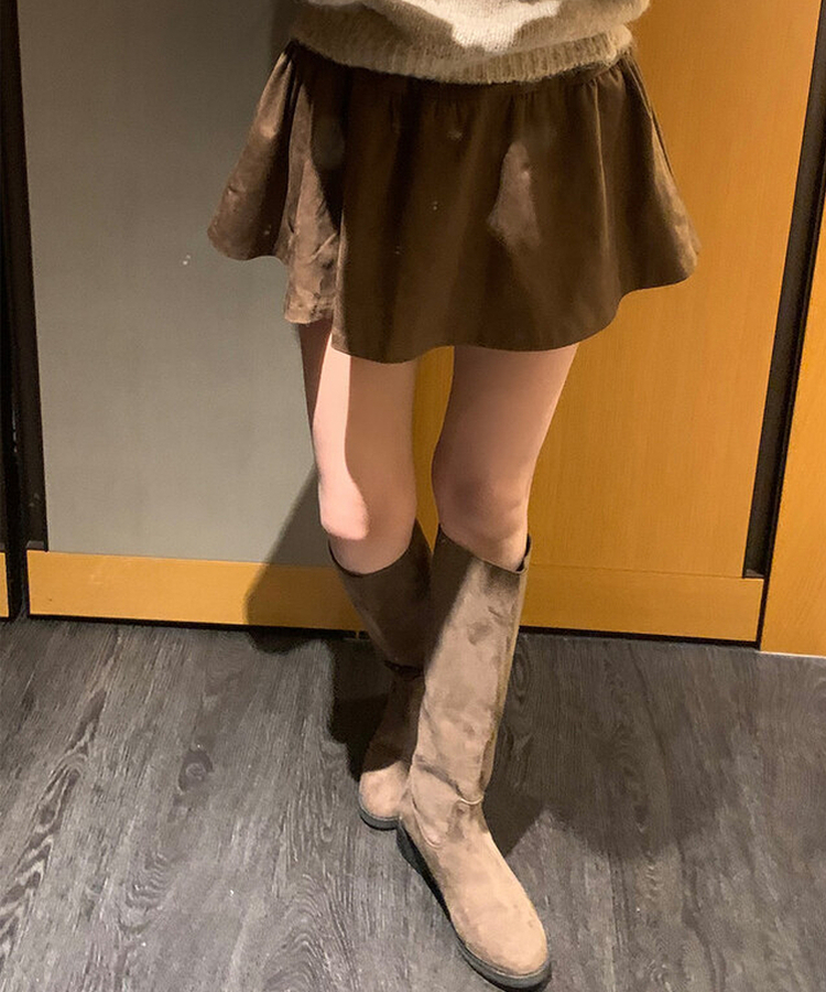 ナットキャッシュスカート BROWN