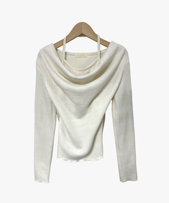 ホルタードレープTシャツ(5color)