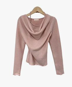 ホルタードレープTシャツ(5color)