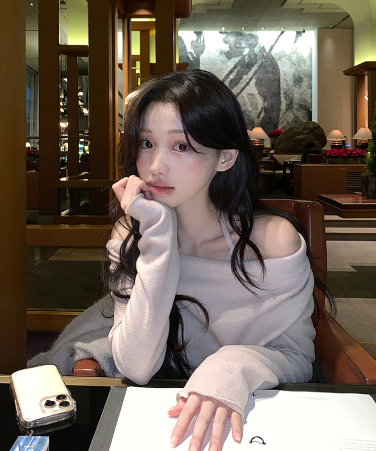 ホルタードレープTシャツ(5color) GRAY