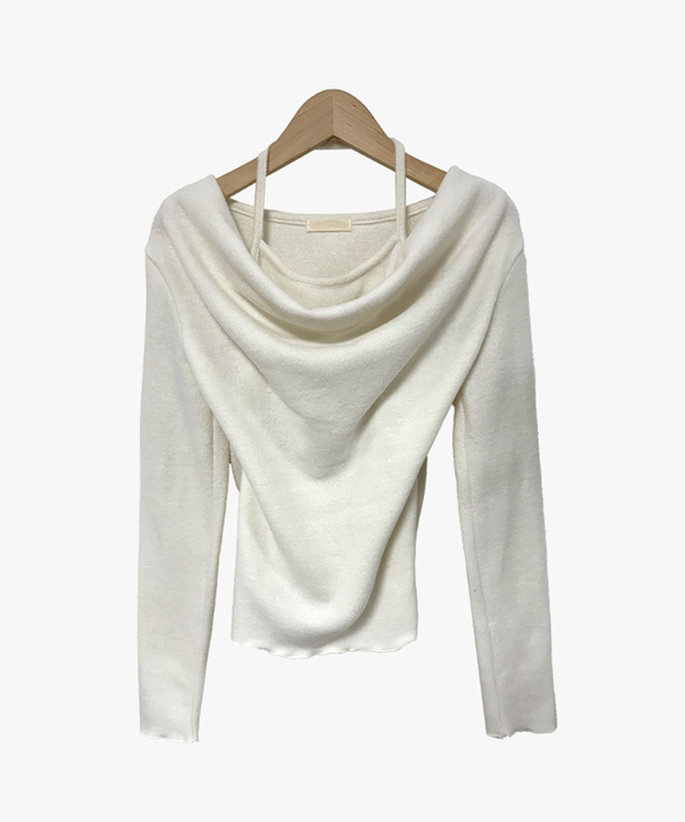 ホルタードレープTシャツ(5color)