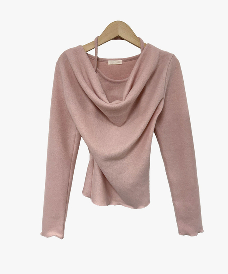 ホルタードレープTシャツ(5color)