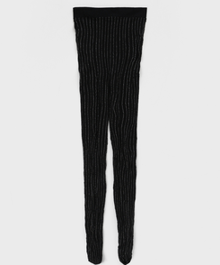 グリッターパターンストッキング(100D)