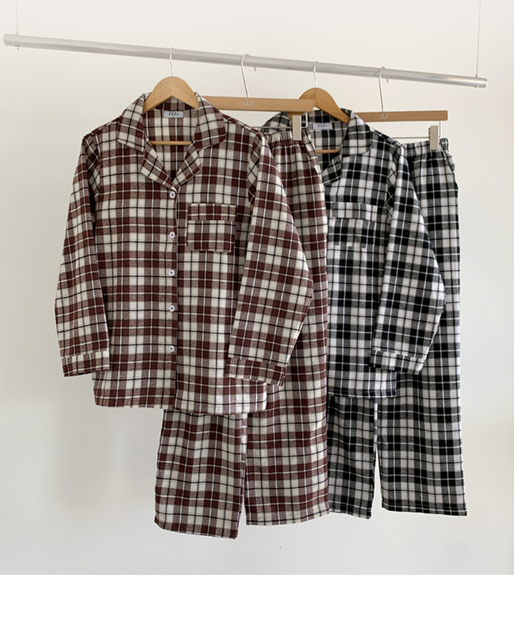 【SET】キルティングチェックパジャマ
