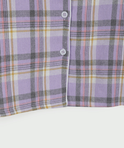 【SET】ラベンダーチェックパジャマ