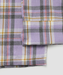 【SET】ラベンダーチェックパジャマ