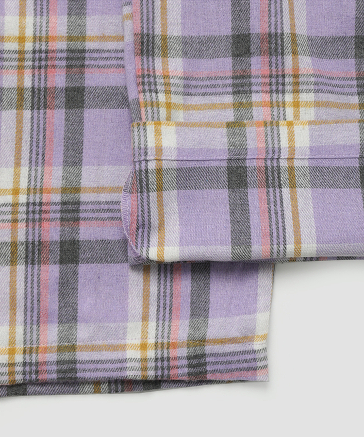 【SET】ラベンダーチェックパジャマ