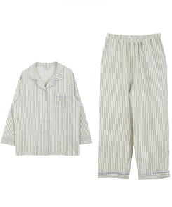 【SET】バイカラーストライプパジャマ