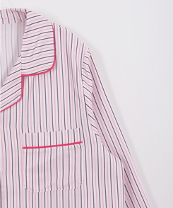 【SET】バイカラーストライプパジャマ