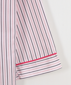 【SET】バイカラーストライプパジャマ