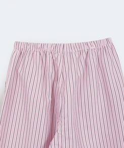 【SET】バイカラーストライプパジャマ