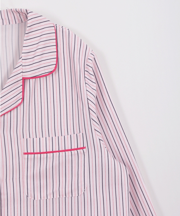 【SET】バイカラーストライプパジャマ