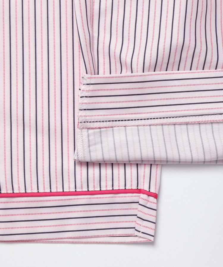 【SET】バイカラーストライプパジャマ