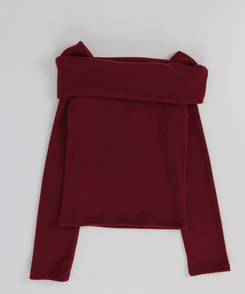 ソフトオフショルダーTシャツ