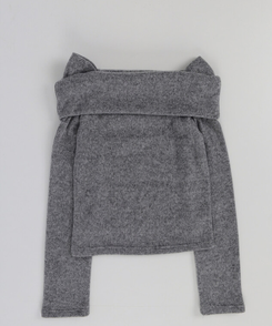 ソフトオフショルダーTシャツ