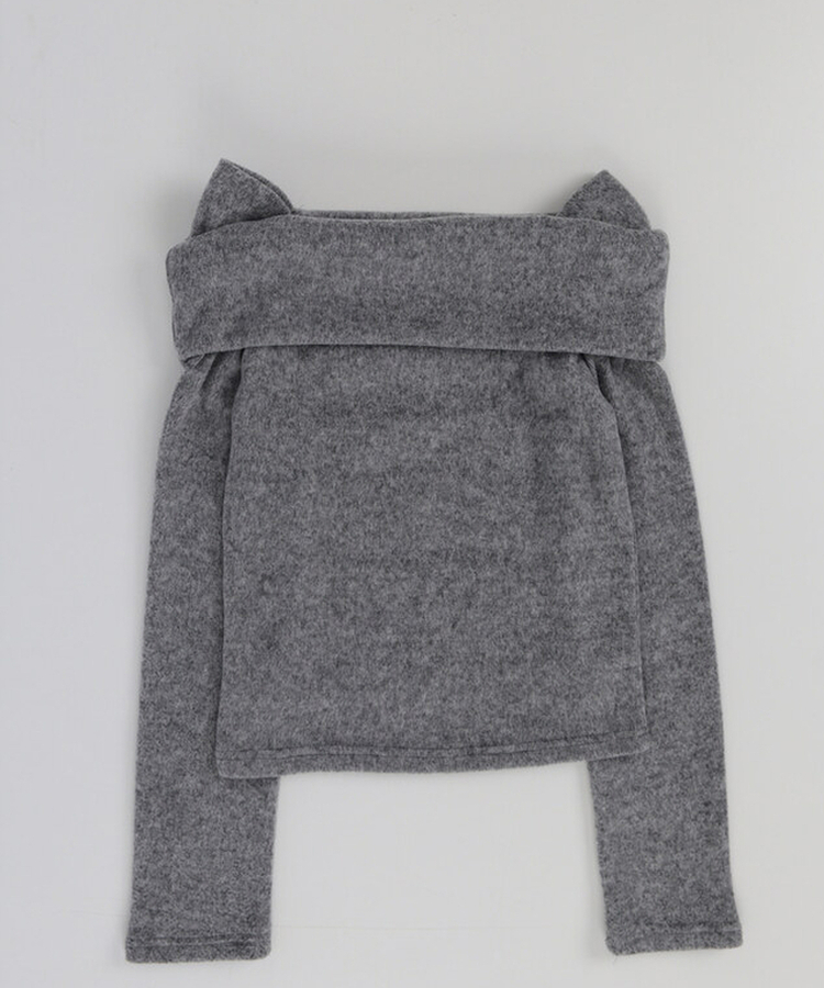 ソフトオフショルダーTシャツ