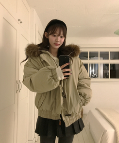 プリーツハーフスカート BLACK