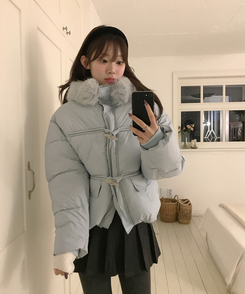 プリーツハーフスカート GREY