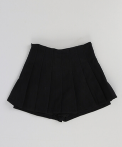 プリーツハーフスカート