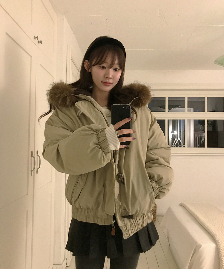 プリーツハーフスカート BLACK