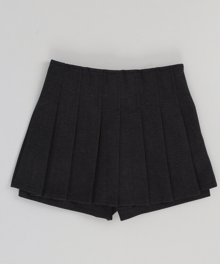 プリーツハーフスカート