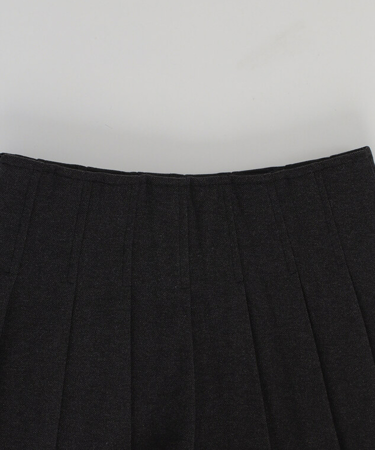 プリーツハーフスカート