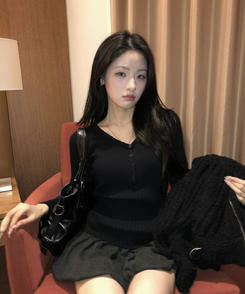 クロスレザーショルダーバッグ BLACK