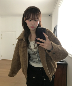 【SET】レイヤードカーディガン スリーブレス GREY