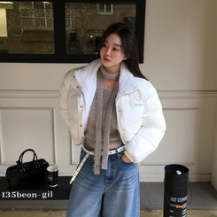 ハイパーレタリングショートダウン WHITE