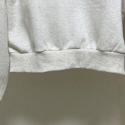 【起毛】クロップオーバーフィットトレーナー