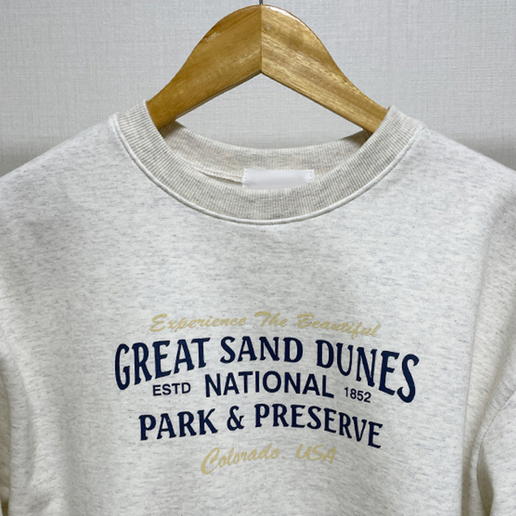 【起毛】クロップオーバーフィットトレーナー