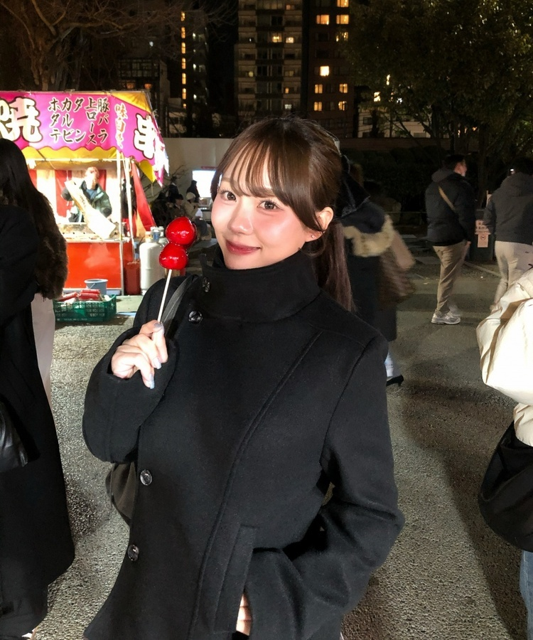 긱시크 코아 하이넥 코트 블랙