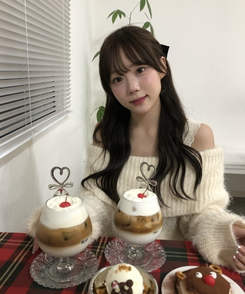 솔잎 오프 루즈핏 앙고라 니트 크림