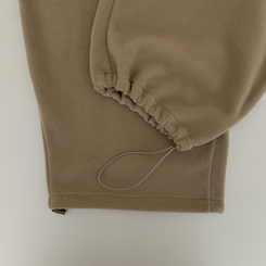 【起毛】ウールボアピンタックワイドトレーニングパンツ(5color)