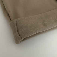 【起毛】ウールボアピンタックワイドトレーニングパンツ(5color)