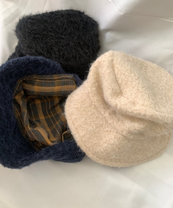 ウィンターモヘアキャップ