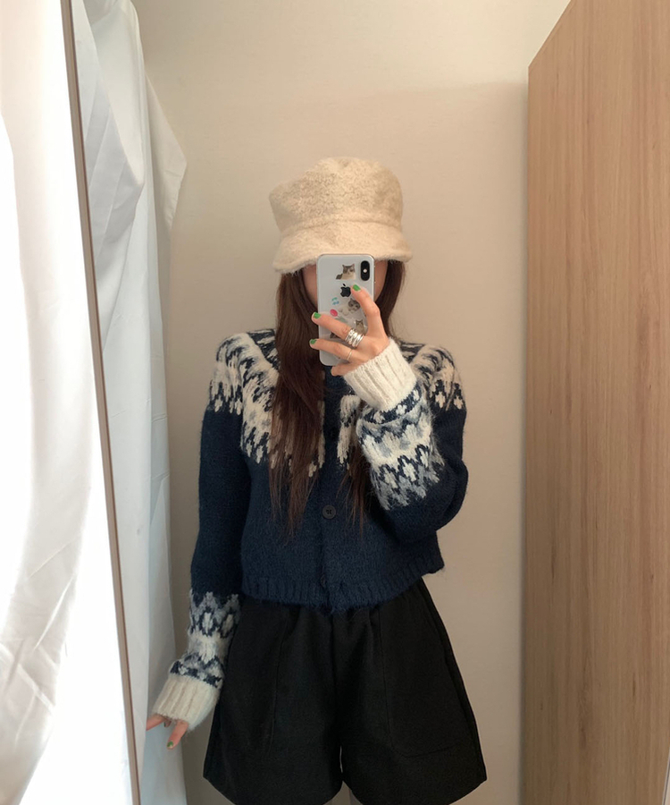 ウィンターモヘアキャップ BEIGE