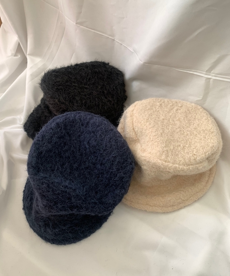 ウィンターモヘアキャップ