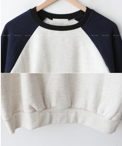 【起毛】ベーシックラグラントレーナー