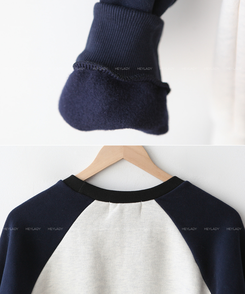 【起毛】ベーシックラグラントレーナー