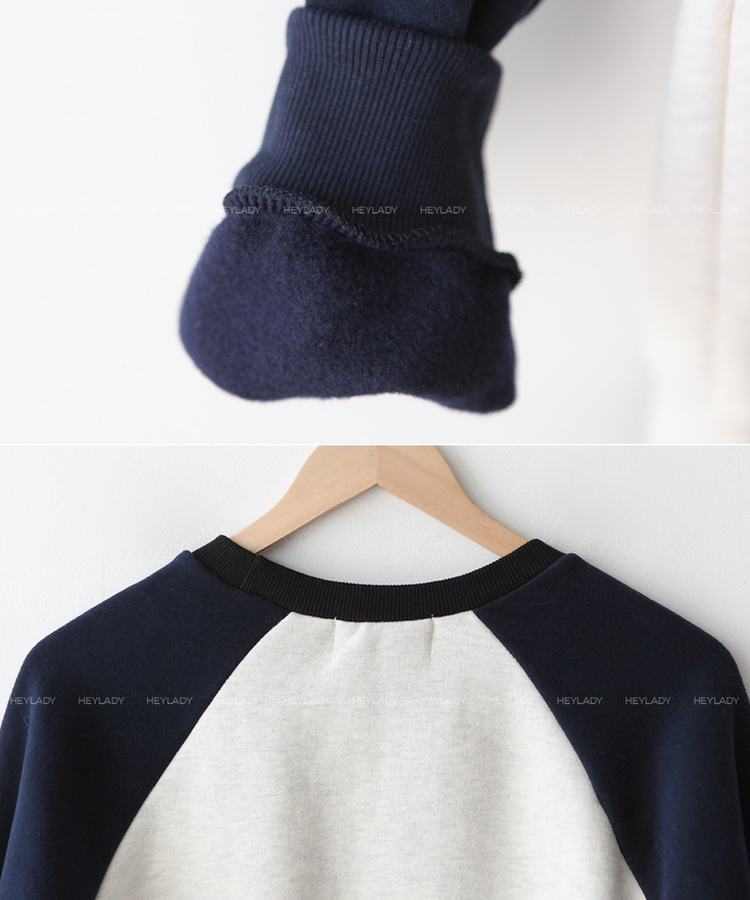 【起毛】ベーシックラグラントレーナー