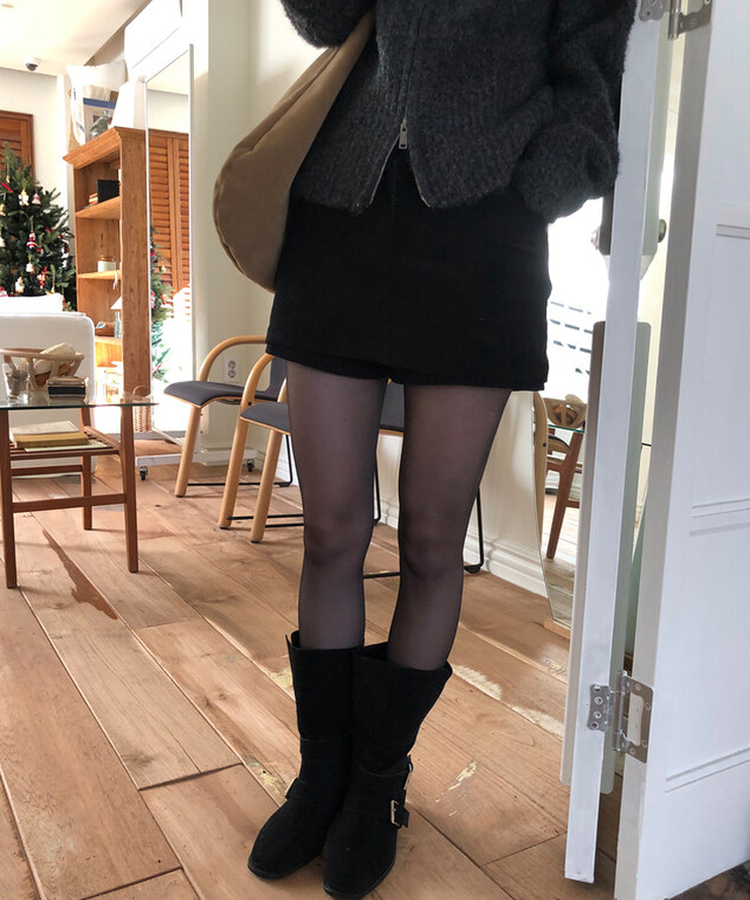 コーデュロイスカートパンツ(5color) BLACK