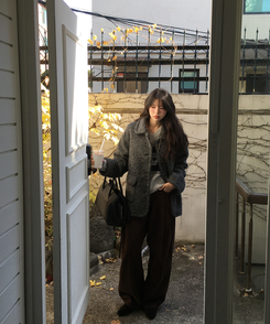 ベアウールコート DARK GRAY