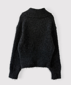 ウールニットジップアップ