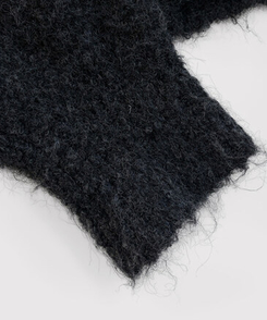 ウールニットジップアップ